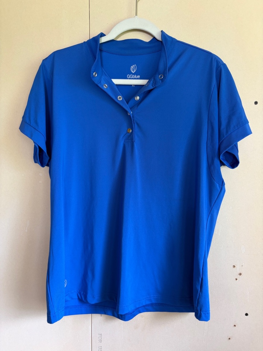 GGBlue Women’s Short Sleeve Polo Tee in Royal Blue